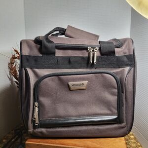 Voyageur Gray and Black Carry On Bag Luggage